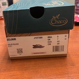 Black Chacos size 9
